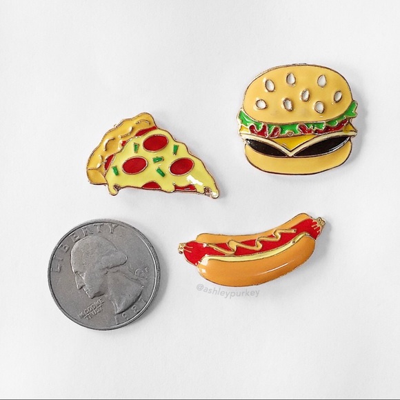 ❤️SALE❤️ set of 3 fast food pins - Picture 2 of 3